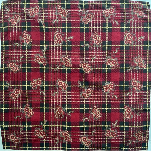 Vintage Accessories - 🥀 Vintage Black Dahlia Nostalgia Scarf